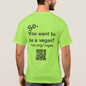 Dus je wilt een vegan t-shirt zijn (Achterkant)