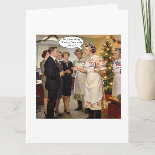 Dus, je zegt dat “Kerstliedjes zingen” eigenlijk z Kaart (Voorkant)
