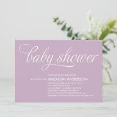 DUS KNOOT | BABY SHOWER INVITATIE KAART (Staand voorkant)