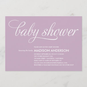DUS KNOOT   BABY SHOWER INVITATIE KAART