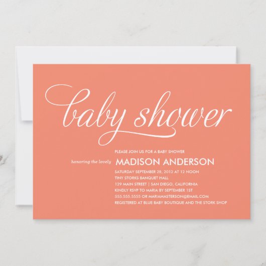 DUS KNOOT | BABY SHOWER INVITATIE KAART (Voorkant)