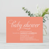 DUS KNOOT | BABY SHOWER INVITATIE KAART (Staand voorkant)