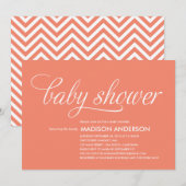 DUS KNOOT | BABY SHOWER INVITATIE KAART (Voorkant / Achterkant)
