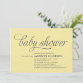 DUS KNOOT | BABY SHOWER INVITATIE KAART (Staand voorkant)