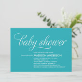 DUS KNOOT | BABY SHOWER INVITATIE KAART (Staand voorkant)