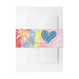 Dus kweken we de Invitation Belly Band Uitnodigingen Wikkel