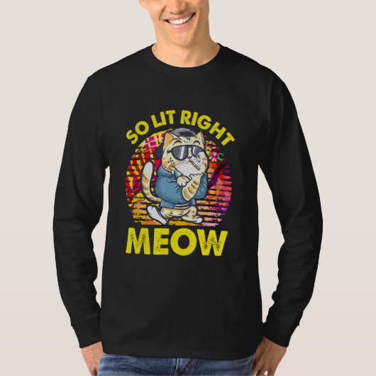 Dus laat het juiste festival van Meow T-shirt (Voorkant)