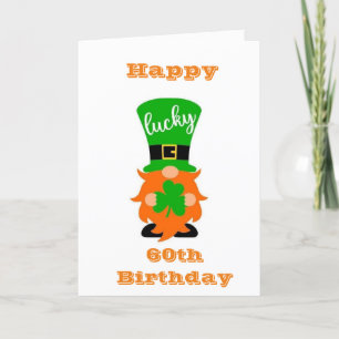 DUS "LUCKY TO-THE-THE-60th BIRTHDAY Kaart