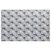 DUS LUSCIOUS kleurrijke marine Boho Floral Pattern Stof (Yard (91,4 cm))