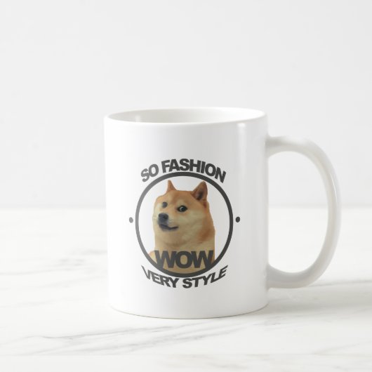 Dus Mode, dus Doge Koffiemok (Rechts)