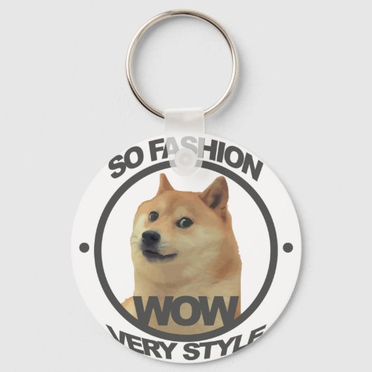 Dus Mode, dus Doge Sleutelhanger (Voorkant)