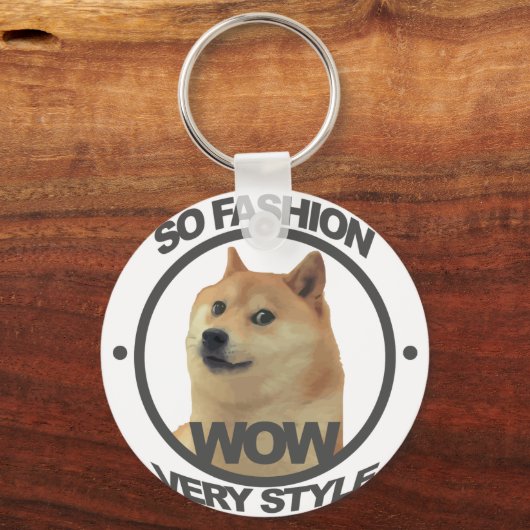 Dus Mode, dus Doge Sleutelhanger (Voorkant)