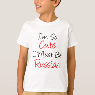 Dus moet het Russisch zijn T-shirt