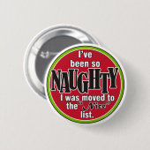 Dus Naughty Button (Voorkant /achterkant)