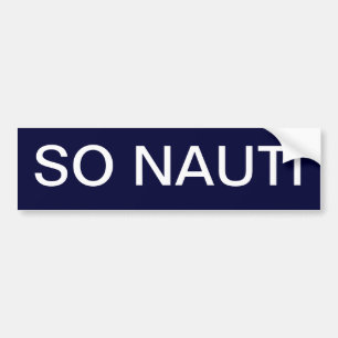 Dus Nauti - Funny Boating Bumpersticker