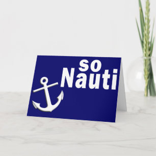 Dus Nauti - Funny Boating Kaart