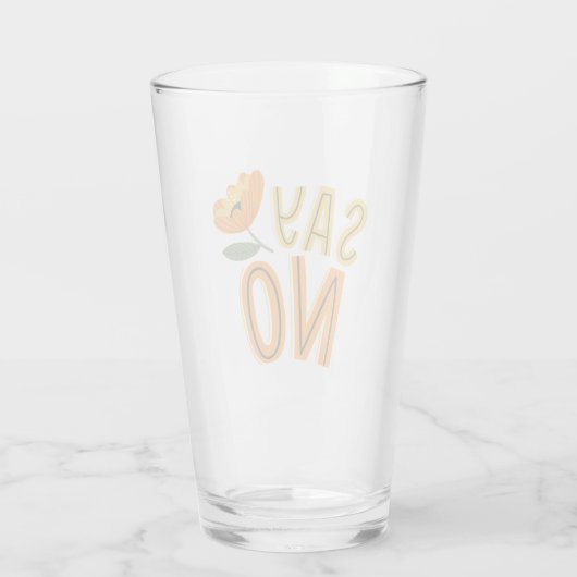 Dus nee glas (Achterkant)