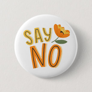 Dus nee ronde button 5,7 cm