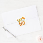 Dus nee vierkante sticker (Envelop)