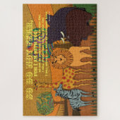 Dus niet bang zijn voor oerwouden legpuzzel (Verticaal)