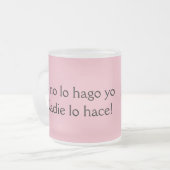 Dus no lo hago yo nadie lo hace matglas koffiemok (Voorkant links)