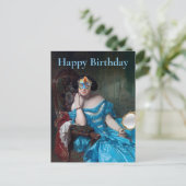 Dus Posh Masquerade Gelukkige Verjaardag Briefkaart (Staand voorkant)