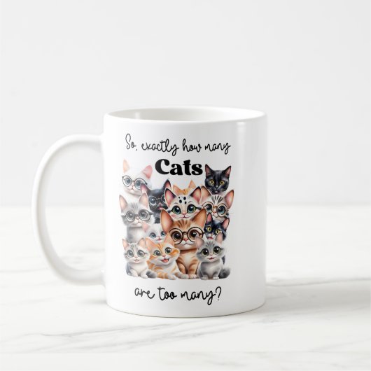 Dus Precies Hoeveel Katten Zijn Te Veel Koffiemok (Links)