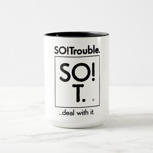 Dus, problemen. ...ermee omgaan. mok (Midden)