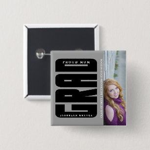 Dus Proud - DIY Afstudeerder Foto Memories Vierkante Button 5,1 Cm