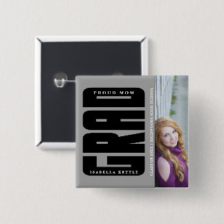 Dus Proud - DIY Afstudeerder Foto Memories Vierkante Button 5,1 Cm