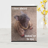 DUS PROUD OF JOU "AFSTUDEREN" KAART (Gele Bloem)