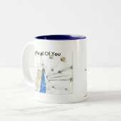 Dus proud van je pauze Mok... Tweekleurige Koffiemok (Voorkant links)