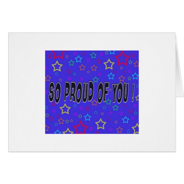 Dus Proud van jou. (Voorkant Horizontaal)