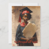 Dus Proud van ons Afstuderen Feestdagenkaart (Voorkant)