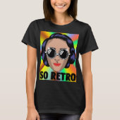 DUS RETRO DAMES VROUWEN T-shirts (Voorkant)