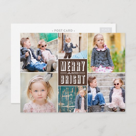 DUS RETRO | Feestdagen briefkaart (Voorkant / Achterkant)