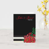 Dus Rode bruiloftsFloral Kaart (Gele Bloem)