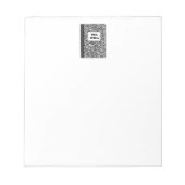 Dus samengesteld gepersonaliseerd leraar Notitiebl Notitieblok (Voorkant)