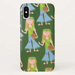 Dus Sassy Hippie Girl iPhone X Hoesje