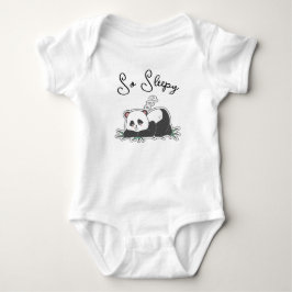 Dus Slaapdronken Panda – Schattig Minimalistisch Romper