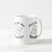 Dus Snarky Fortuneteller Nostalgia Design Koffiemok (Voorkant rechts)