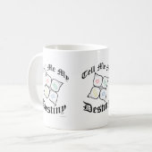 Dus Snarky Fortuneteller Nostalgia Design Koffiemok (Voorkant links)