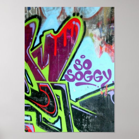 Dus sogy graffiti-poster poster (Voorkant)