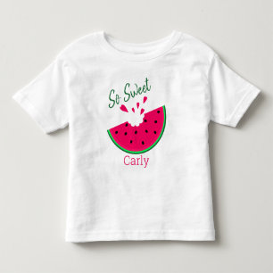 Dus Sweet, gepersonaliseerde schattige harten wate Kinder Shirts