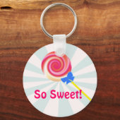 Dus Sweet Swirl Lollipop-Sleutelhanger Sleutelhanger (Voorkant)