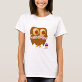 Dus Trendy Bacon Owl T-shirt (Voorkant)