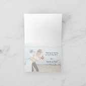 Dus Verliefd | Trouw Dank Je Foto Bedankkaart (Binnen)