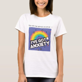 ''Dus vertel eens wat over jezelf....'' Ik heb las T-shirt