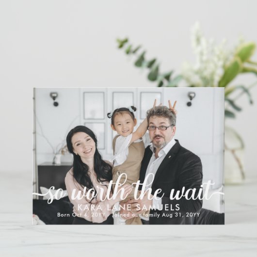 Dus waard de aankondiging van de Goedkeuring van d (Staand voorkant)