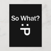 Dus wat? briefkaart (Voorkant)